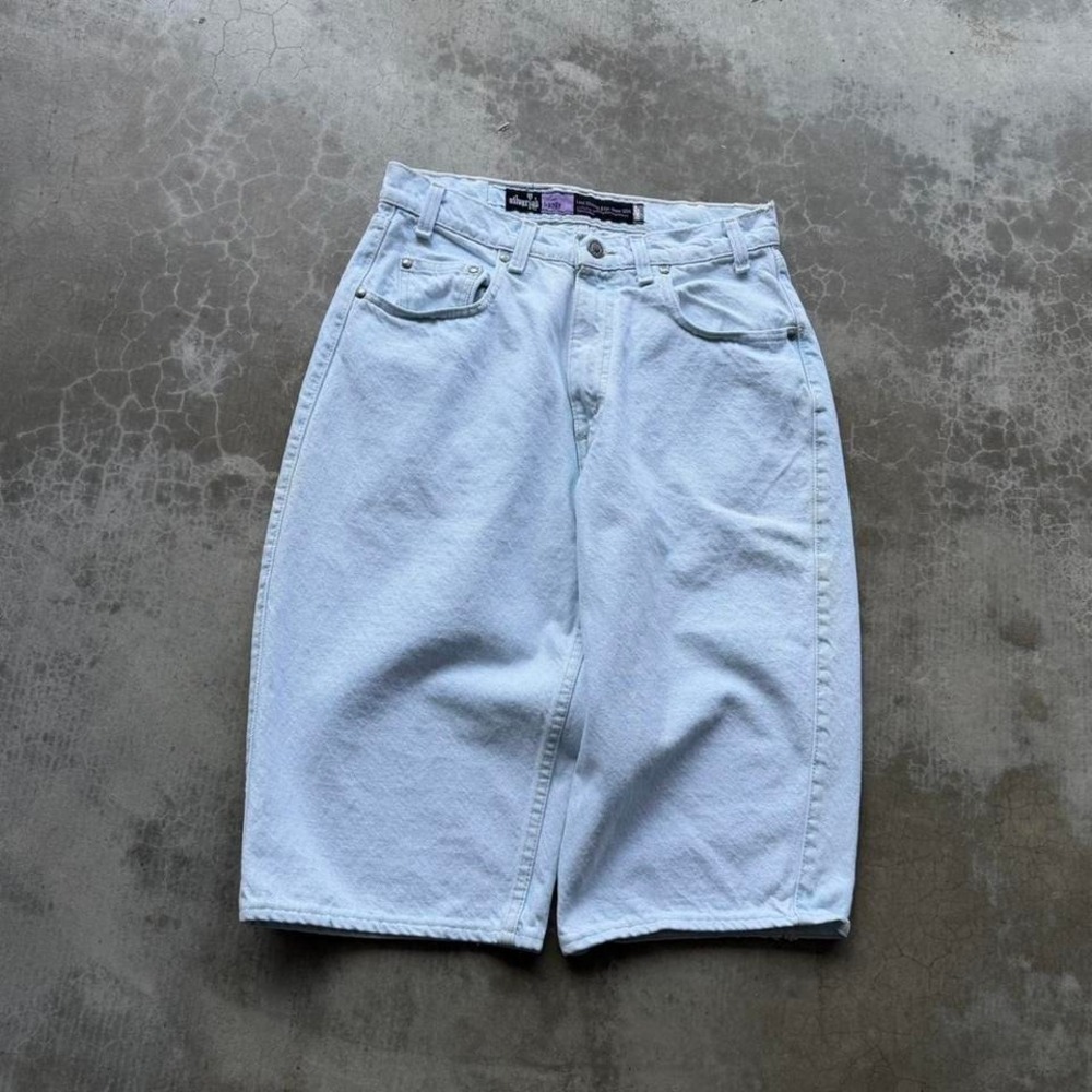 Vintage 90's Levi's silver tab baggy fit loose denim jeans shorts jorts 32
